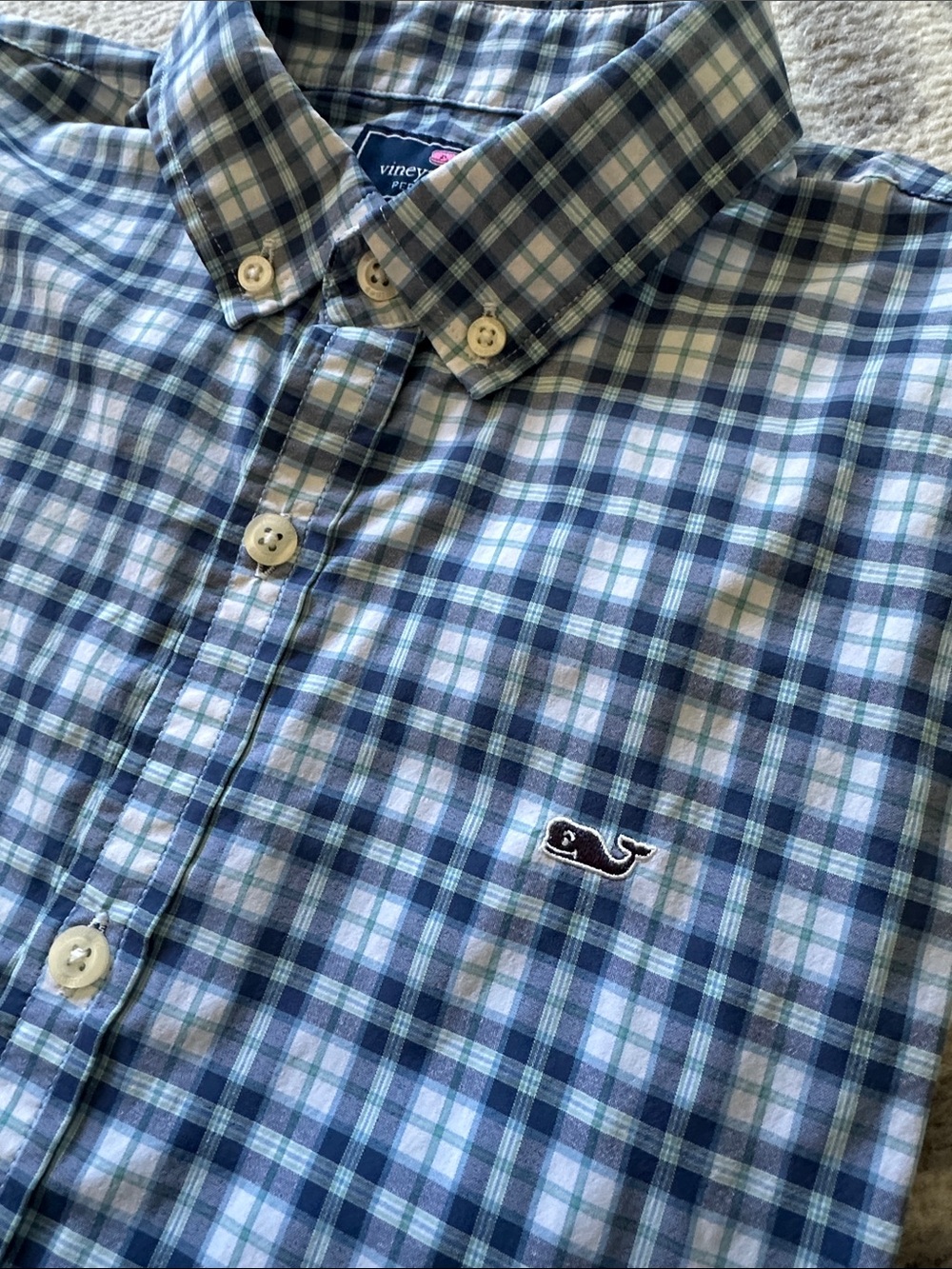 Boys Vineyard Vines Performance Whale Shirt